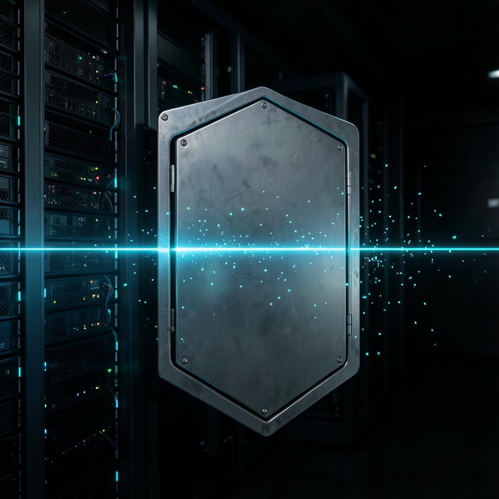 Sicherheitssystem vor Server-Racks